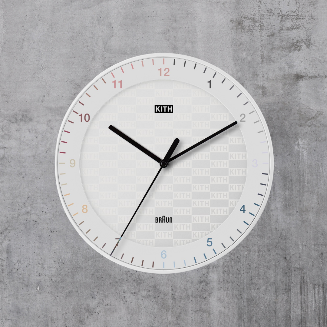 新品 KITH BRAUN Wall clock White 【公式通販】